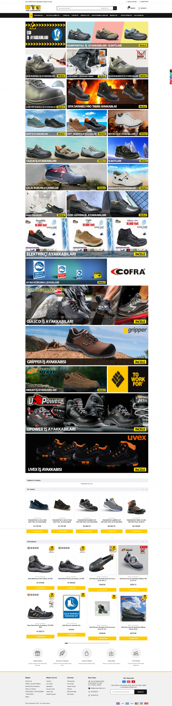 E-Ticaret Sitesi ithalisayakkabilari.com Web Site Tasarımı & Yazılımı