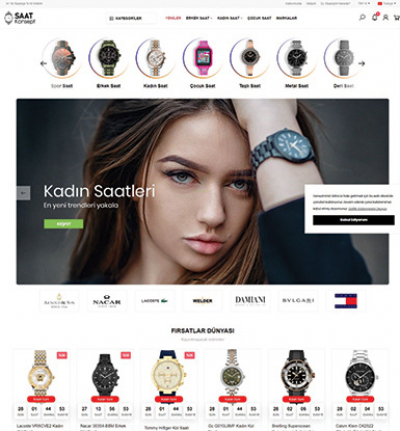 Saat & Aksesuar E-Ticaret Konsepti #2