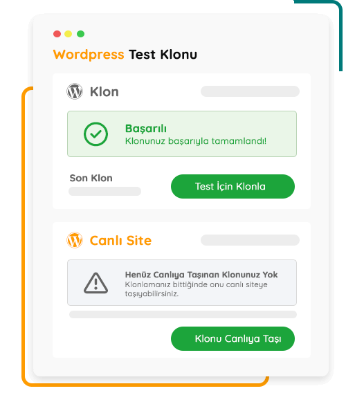 Tek Tıklamayla Wordpress Ön Hazırlık Sitesi